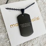 Collier texte à graver