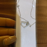 Collier Coeur argent