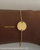 Bracelet cercle à graver