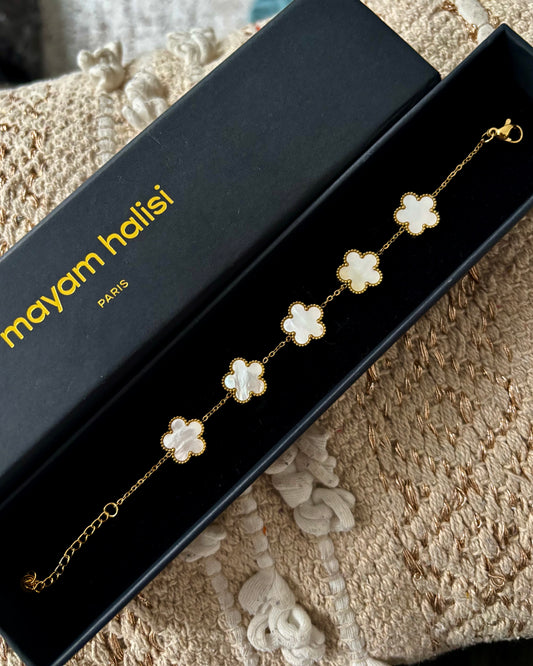 Bracelet Tanya blanc
