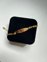 Bracelet enfant ovale à graver