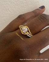 Bague de fiançailles or 006