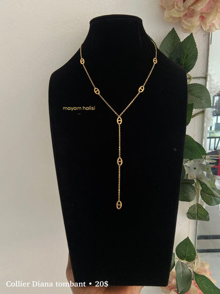 Collier Diana tombant
