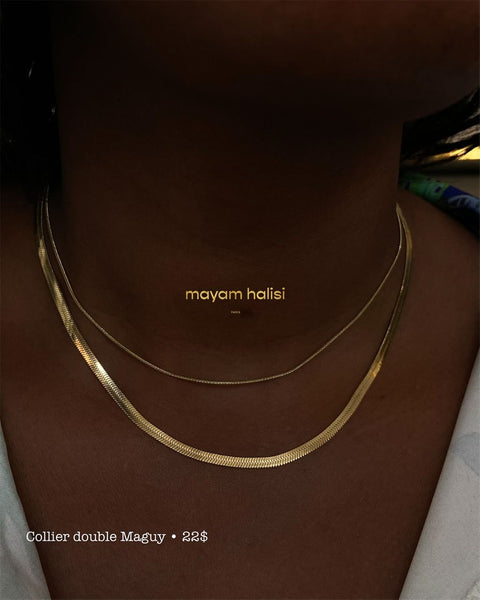 Collier double Maguy