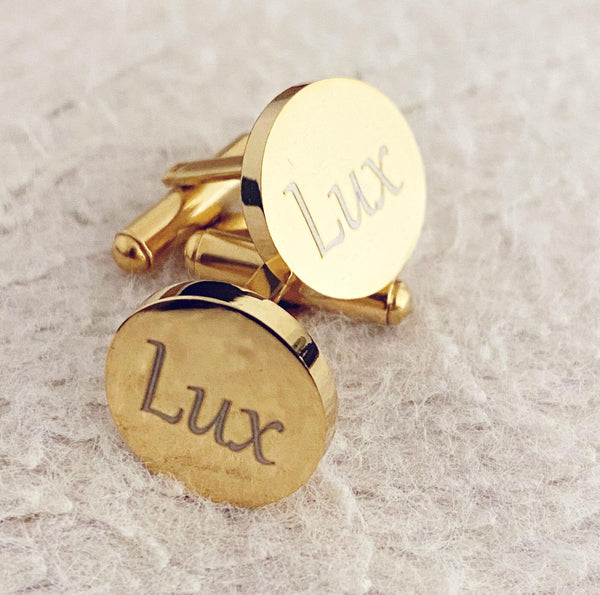 Boutons manchettes personnalisés