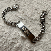 Bracelet chaînes à personnaliser