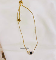 Collier œil blanc